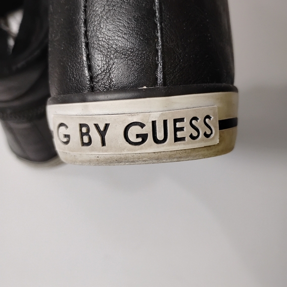 G by Guess Size 8 High Top Black Lace Up Sneakers Shoes - Picture 4 of 12